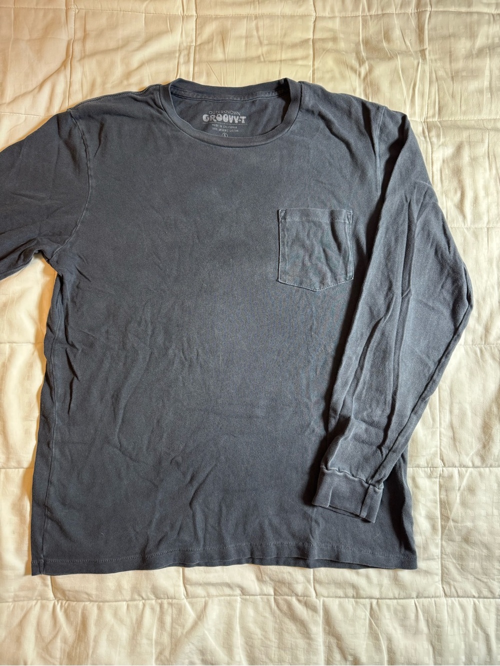 Outerknown Groovy-T Long Sleeve Pocket Tee